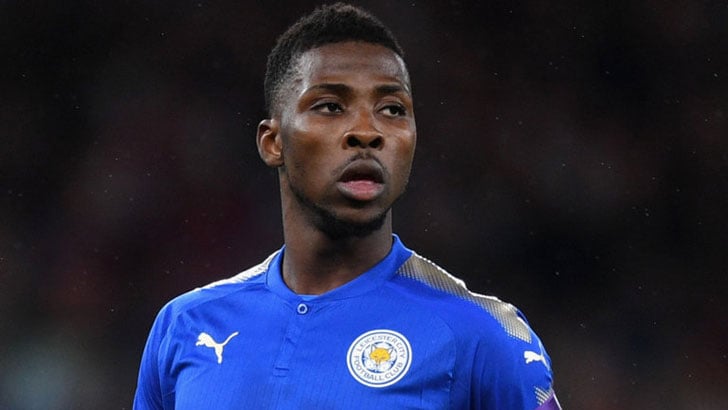 Kelechi Iheanacho in action for Leicester