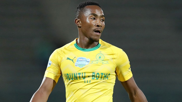 Lebohang Maboe in action for Sundowns