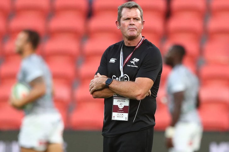 Cell C Sharks head coach Sean Everitt