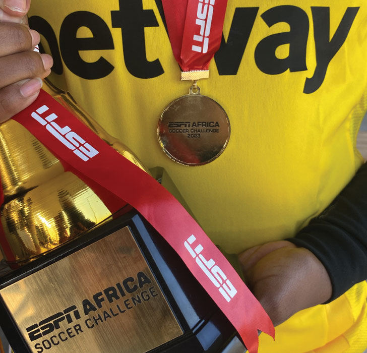 Betway wins the ESPN soccer challenge